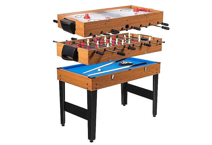 COSTWAY Spieltisch, Multifunktionstisch für Kinder, Erwachsene, Holz, natur günstig online kaufen