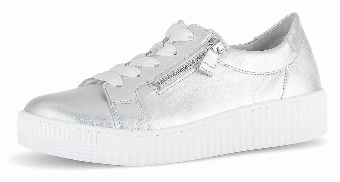 Gabor Plateausneaker, Freizeitschuh, Halbschuh, Schnürschuh mit dezenten Zi günstig online kaufen