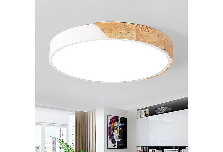 style home Deckenleuchte Runde LED Deckenlampe dimmbar mit Fernbedienung, W günstig online kaufen