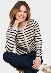 Saint Tropez Strickjacke MilaSZ Striped Cardigan günstig online kaufen
