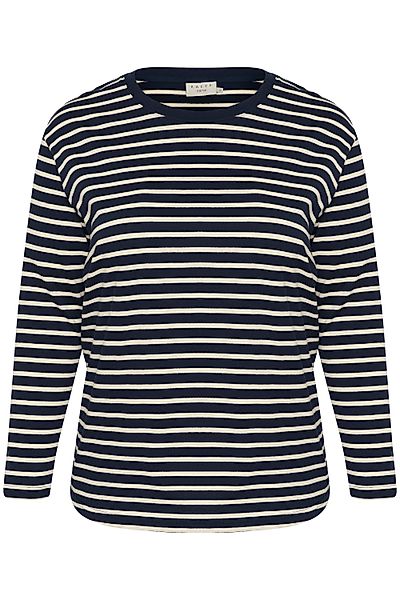 KAFFE Curve Langarmbluse Langarm-Shirt KCwinni Große günstig online kaufen
