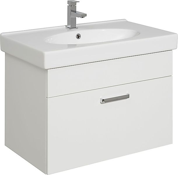 Saphir Waschtisch »Quickset Keramikwaschtisch mit Unterschrank, 80 cm breit günstig online kaufen
