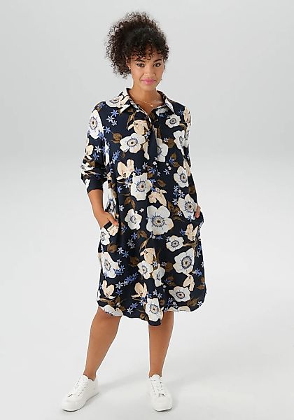 Aniston PLUS Blusenkleid Eingrifftaschen mit seitlichen Eingrifftaschen günstig online kaufen