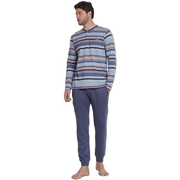 Admas  Pyjamas/ Nachthemden Pyjama rayé manches longues  Vespa Style günstig online kaufen