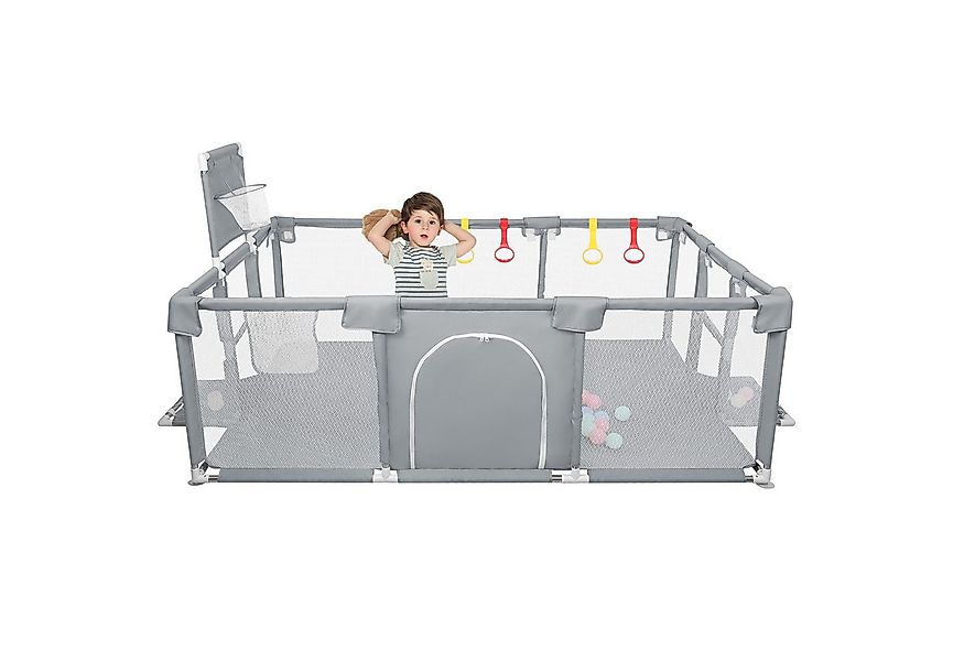 JEOBEST Laufstall Baby Laufgitter - Große Sicherheitsspielplatz, 180x120x66 günstig online kaufen