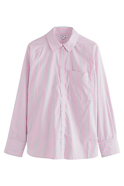 Next Langarmhemd Oversize-Langarmshirt aus 100 % Baumwolle günstig online kaufen