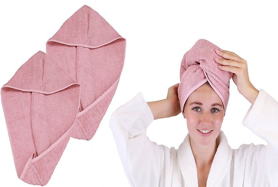 Betz Turban-Handtuch mit Knopf BERLIN Kopfhandtuch Haarturban, (2-St), mit günstig online kaufen