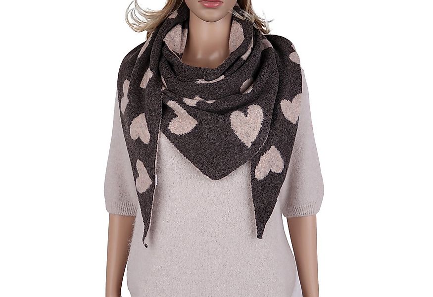 MIRROSI Dreieckstuch kuschliger und warmer Dreiecksschal ca.180x70 cm, (ca. günstig online kaufen