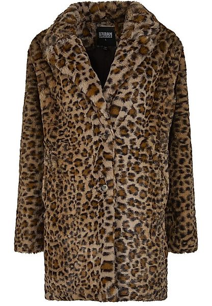 URBAN CLASSICS Winterjacke Urban Classics Ladies Oversized Faux Fur Leo Coa günstig online kaufen