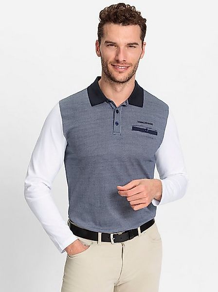 Marco Donati Poloshirt "Langarm-Poloshirt", (1 tlg.) günstig online kaufen