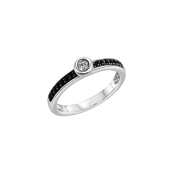 CELESTA Fingerring 925 Silber rhodiniert mit günstig online kaufen