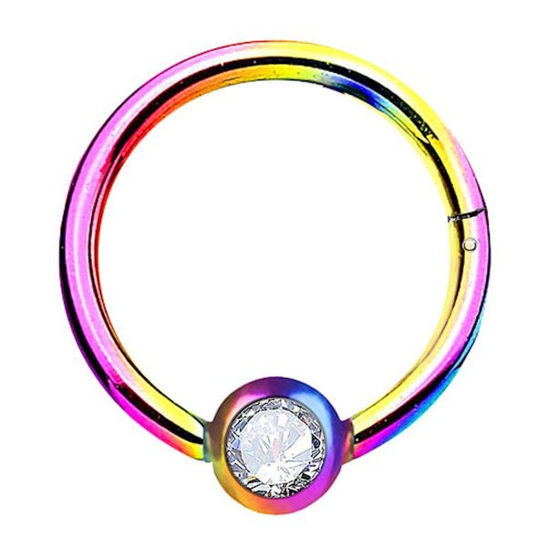 Taffstyle Nasenpiercing Titan Septum Segment Ring günstig online kaufen