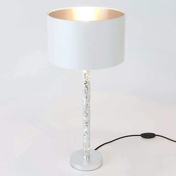 Tischlampe Cancelliere Rotonda weiß/silber 57 cm günstig online kaufen