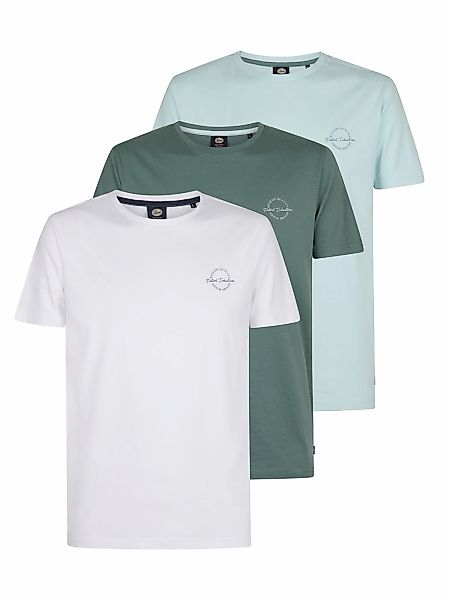 Petrol Industries T-Shirt "TEE SP 3erPak" Packung, 3er-Pack, mit Logo Print günstig online kaufen