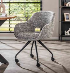 LEVEN Lifestyle Esszimmerstuhl LOTHAR mit Rollen günstig online kaufen