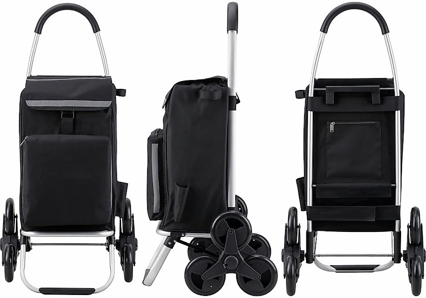 meister Einkaufstrolley "2 in 1" mit Treppenrolle günstig online kaufen