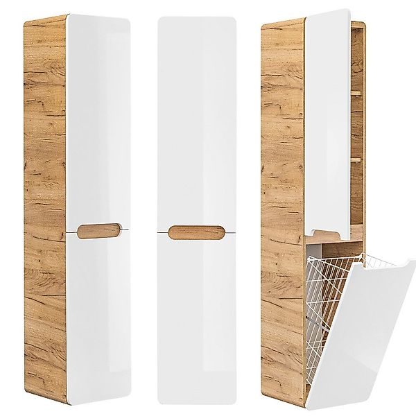 Lomadox Hochschrank LUTON-56 Wotan Eiche Nb. günstig online kaufen