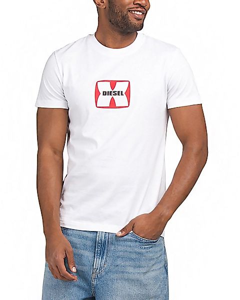 Diesel Rundhalsshirt Slim Fit Logo Shirt - T-DIEGOR-K47 günstig online kaufen