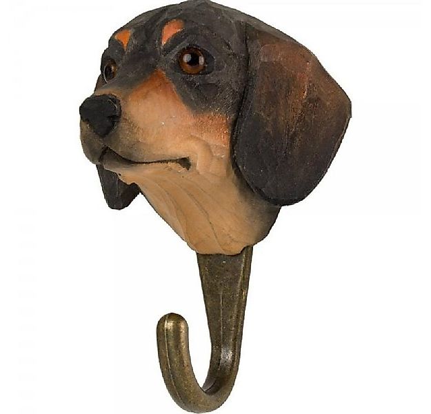 Wildlife Garden Garderobenhaken Kleiderhaken DecoHook Dachshund Braun günstig online kaufen