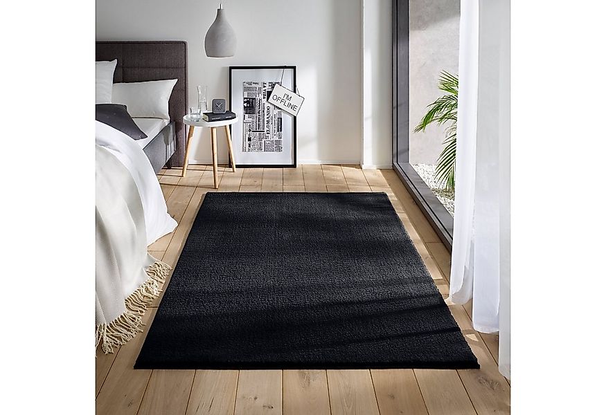 TaCa Home Teppich Waschbarer Kurzflor-Teppich, rechteckig, Höhe: 19 mm, Woh günstig online kaufen