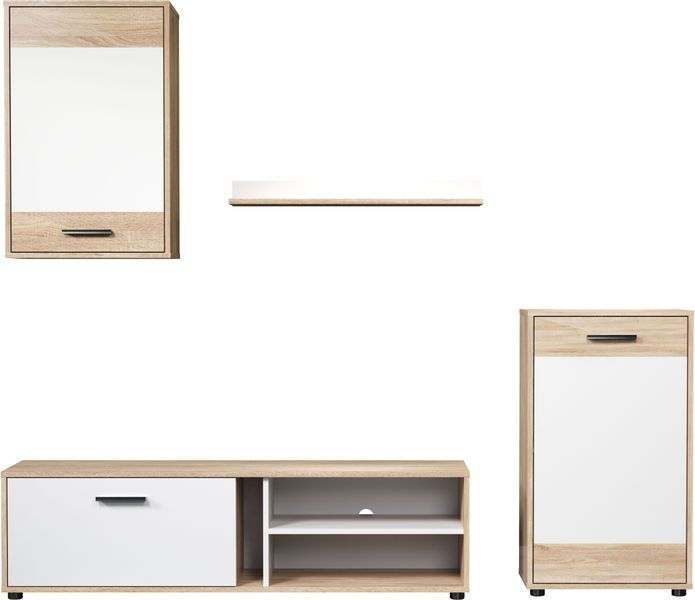 INOSIGN Wohnwand Valetta, (Komplett-Set, 4-St), inkl. günstig online kaufen