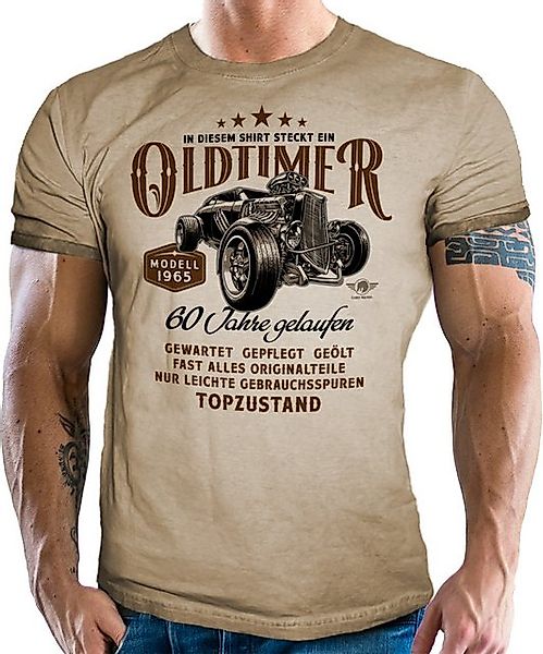 LOBO NEGRO® T-Shirt für Männer zum 60. Geburtstag Oldtimer Baujahr 1965 in günstig online kaufen