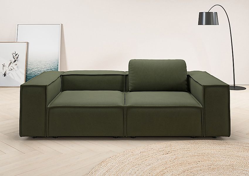 Home affaire 2-Sitzer "Watertown, modernes Sofa 246 cm breit, auch in Feinc günstig online kaufen