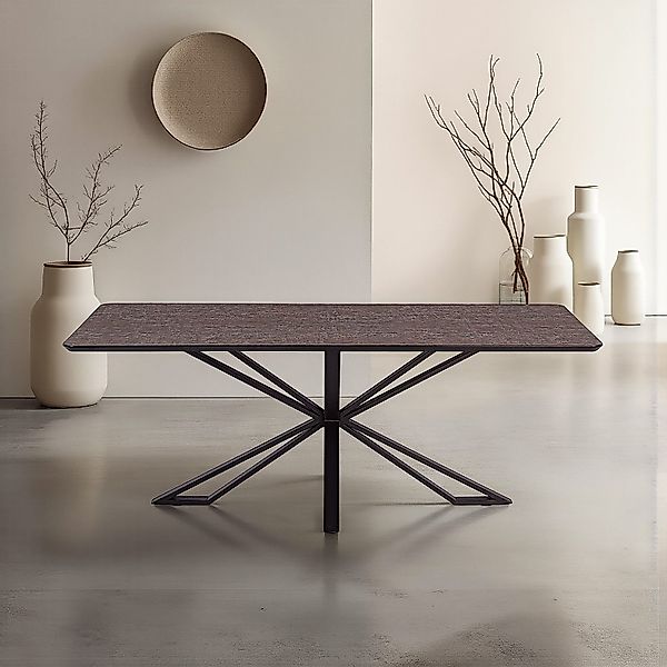Homestyle4u Esstisch 200x100 cm Esszimmertisch Küchentisch günstig online kaufen