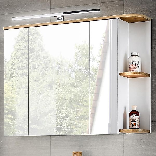 Lomadox Spiegelschrank CAMPOS-56 Badezimmer mit LED, günstig online kaufen