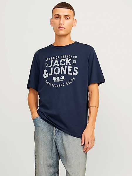 Jack & Jones Rundhalsshirt "JJJEANS TEE SS O-NECK" günstig online kaufen