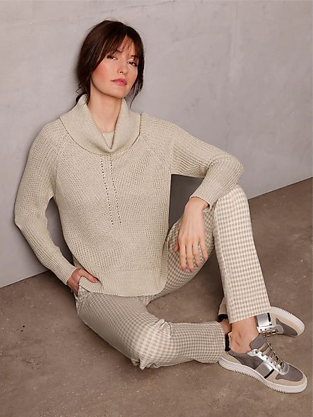 CREATION L PREMIUM Rollkragenpullover "Viskose-Merino-Pullover" günstig online kaufen