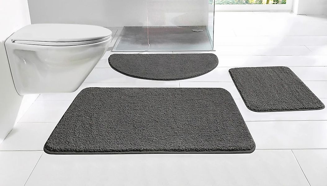 my home Badematte "Regona, Badteppich, Badvorleger, Badezimmer Teppich" Höh günstig online kaufen