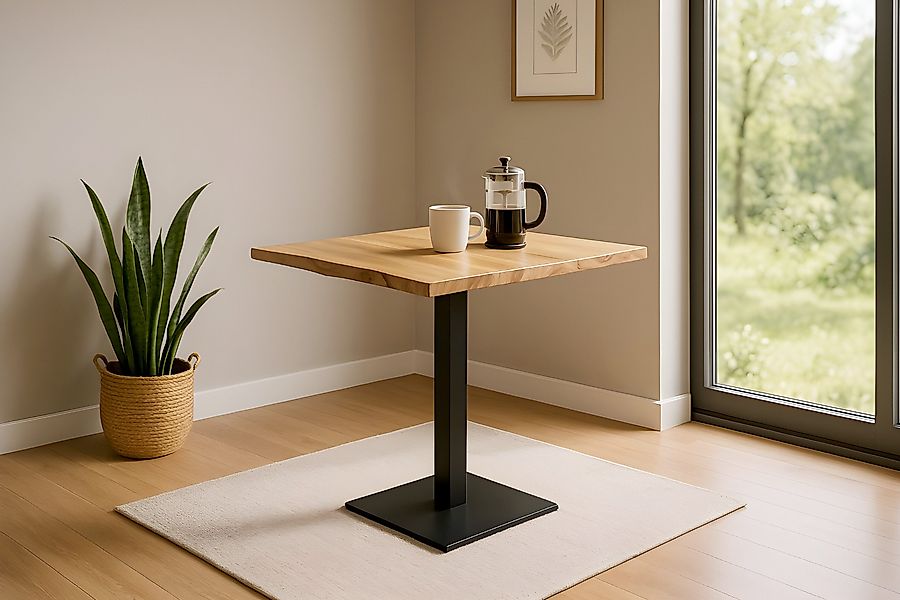 Loreno® Bistrotisch Iris, massives Akazienholz, echte günstig online kaufen