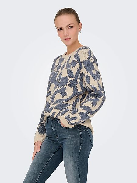 ONLY Strickpullover "ONLGIGI LS GLITTER O-NECK KNT" günstig online kaufen