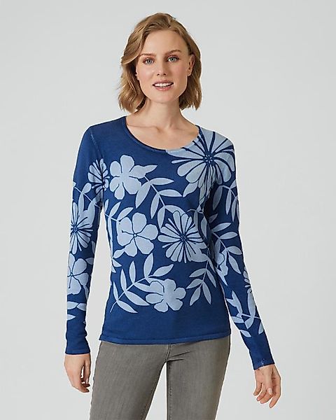 Ovanti Strickdesign Classic Pullover  Blumenstil günstig online kaufen