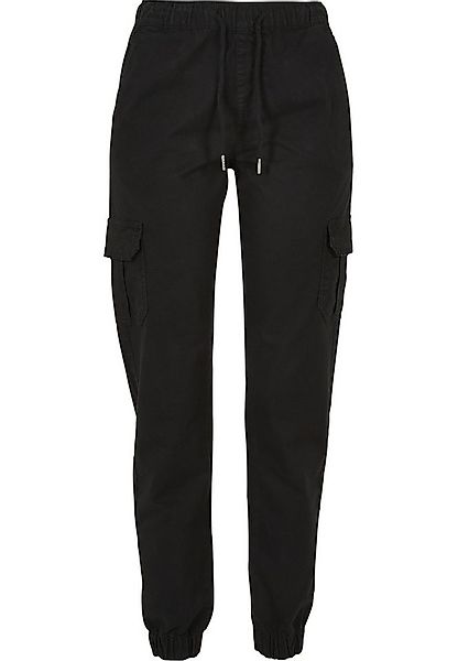 URBAN CLASSICS Cargohose Urban Classics Damen Ladies High Waist Cargo Joggi günstig online kaufen