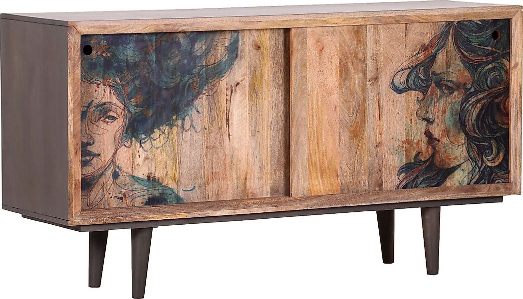 Gutmann Factory Sideboard "Venice" Kommode mit extravagantem Druck, Breite günstig online kaufen