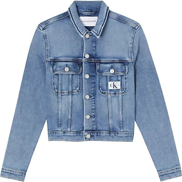 Calvin Klein Jeans Cropped 90´s Trucker-jacke M Denim Light günstig online kaufen
