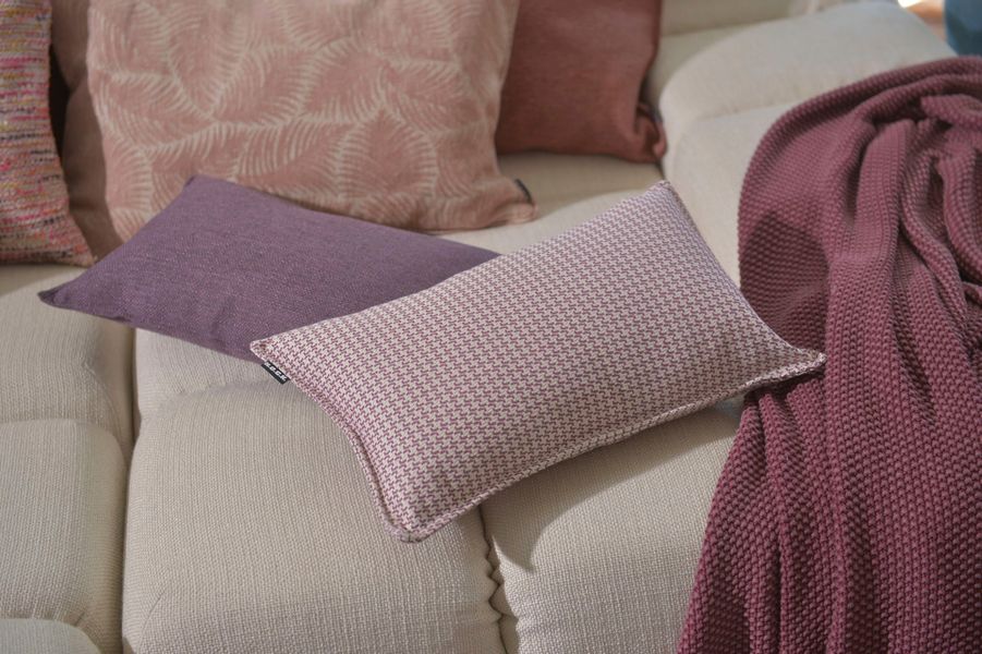 H.O.C.K. Dekokissen "Bobo" mit Jaquard-Struktur, Kissenhülle mit Füllung, 1 günstig online kaufen