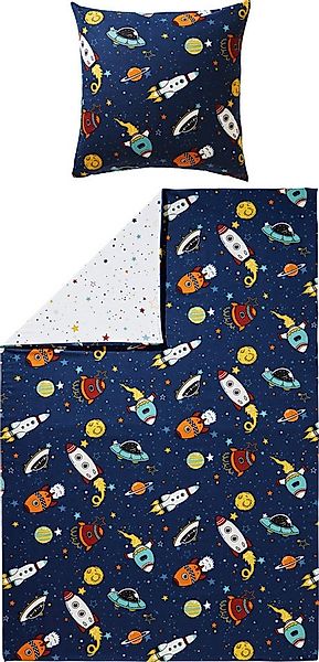 Erwin Müller Kinderbettwäsche Kinder-Wendebettwäsche, Baumwolle, Feinbiber günstig online kaufen