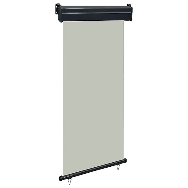 furnicato Balkon-Seitenmarkise 105x250 cm Grau günstig online kaufen