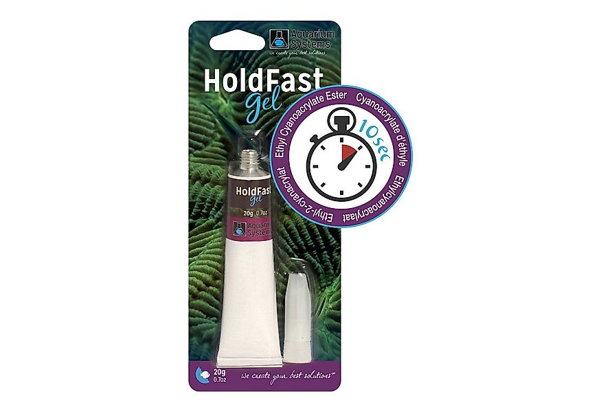 Aquarium Systems Klebstoff Holdfast Gel Unterwasserkleber für Aquarien - 20 günstig online kaufen