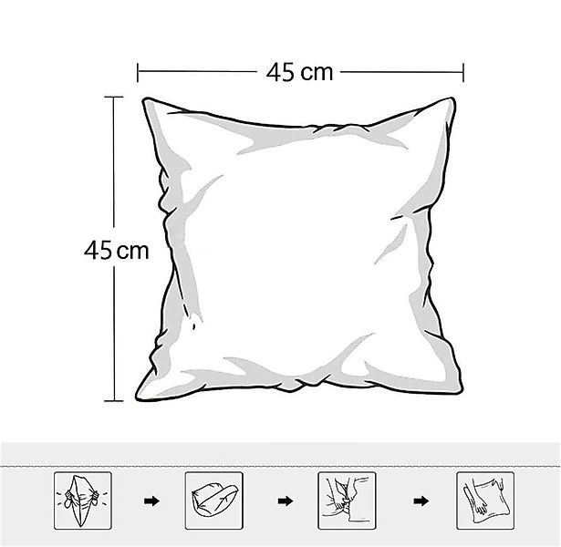 HAUSS SPOLE Kissenbezüge Kissenbezug 2 Stück Kissenhülle Dekokissen Sofakis günstig online kaufen