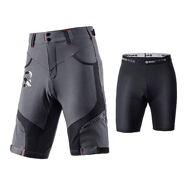 ROCKBROS Radlerhose Kurz Radlerhose Herren Fahrradhose mit Sitzpolster M-4X günstig online kaufen