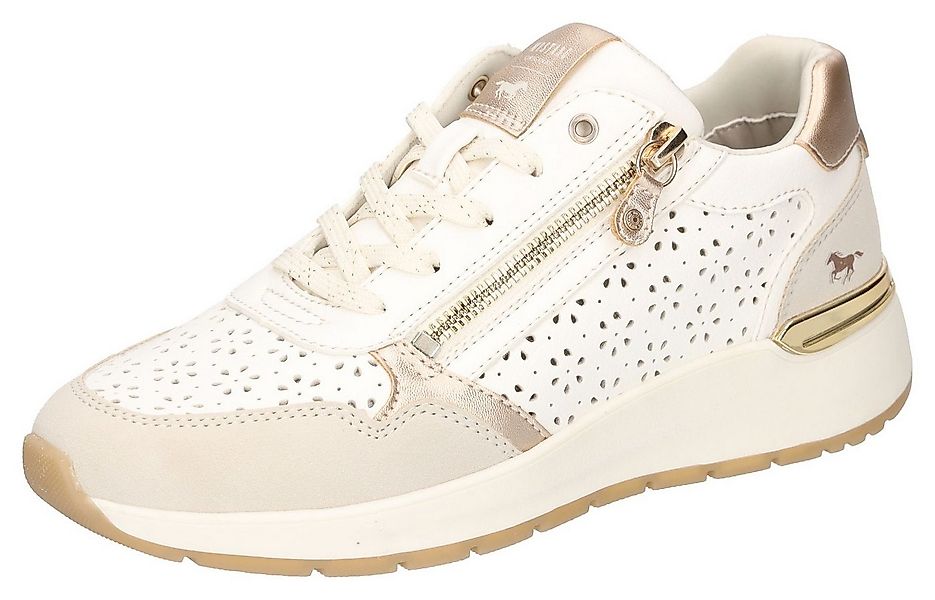 Mustang Shoes Sneaker, Runners Sneaker, Plateausneaker mit Außenreißverschl günstig online kaufen