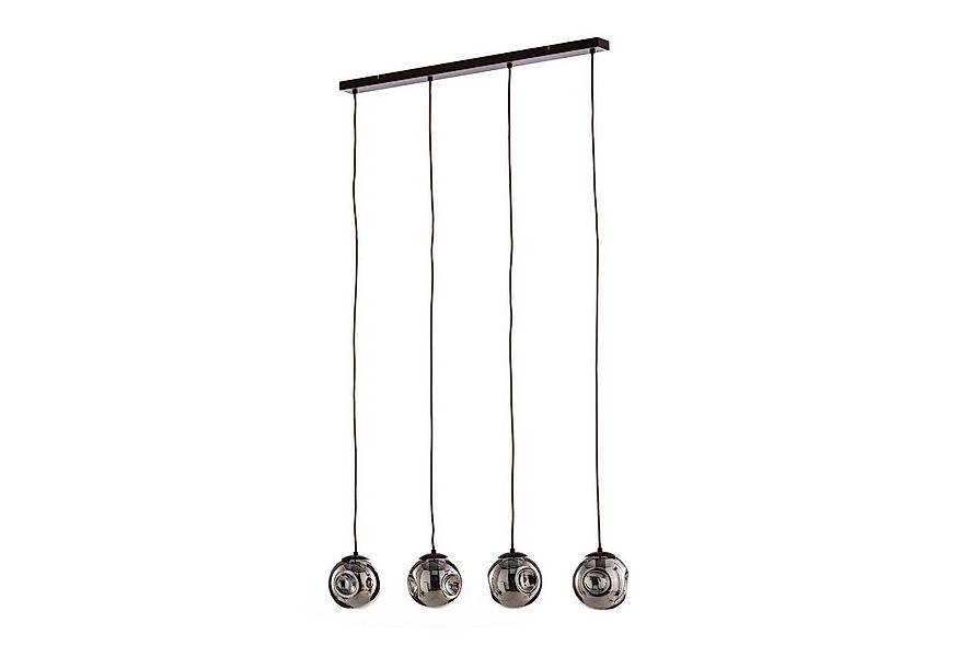 Lindby Hängeleuchte Valentina, Glas Alu IP20, 4 x 10 W LED günstig online kaufen