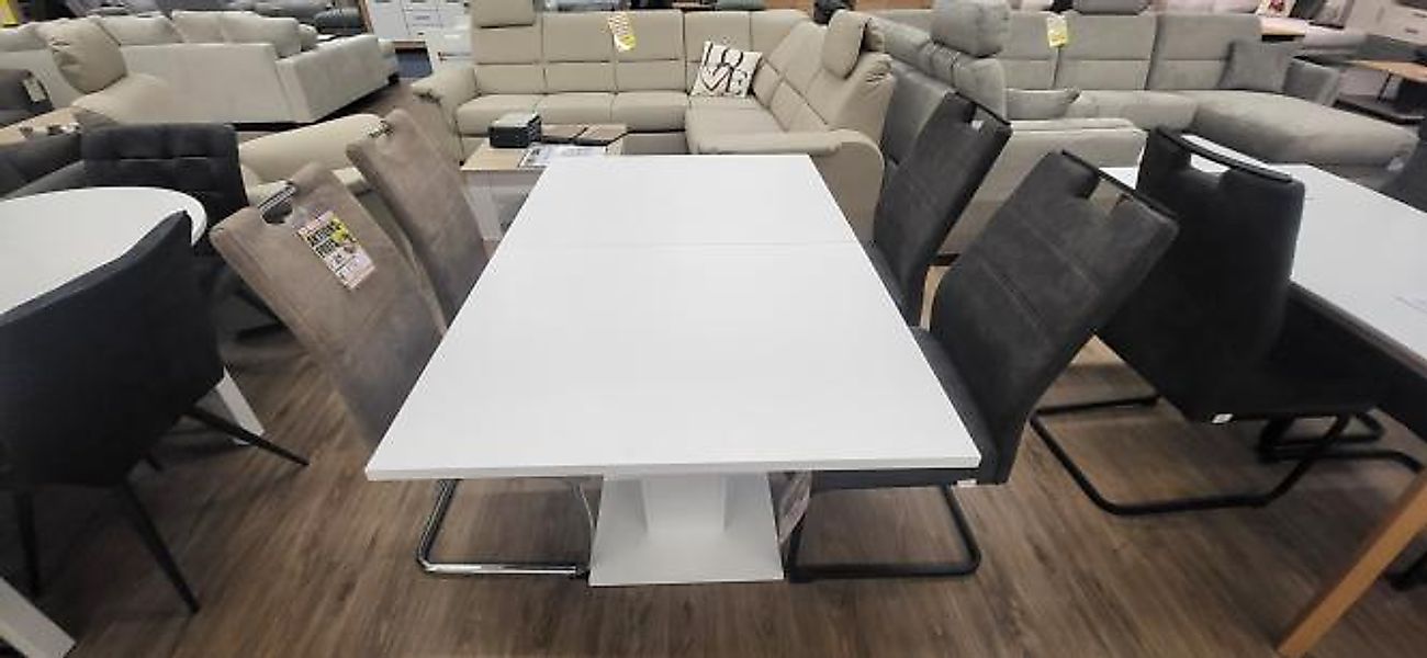 Rosenheim Abverkauf Auszug-Tisch Weiß günstig online kaufen