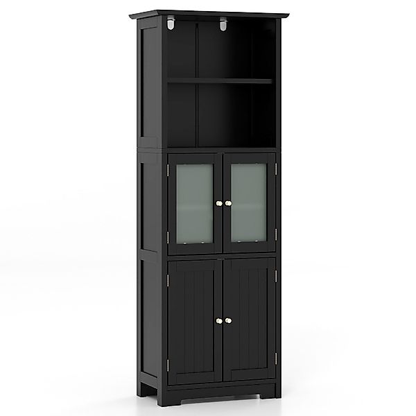 COSTWAY Hochschrank Bad, Küchschrank mit verstellbarem günstig online kaufen