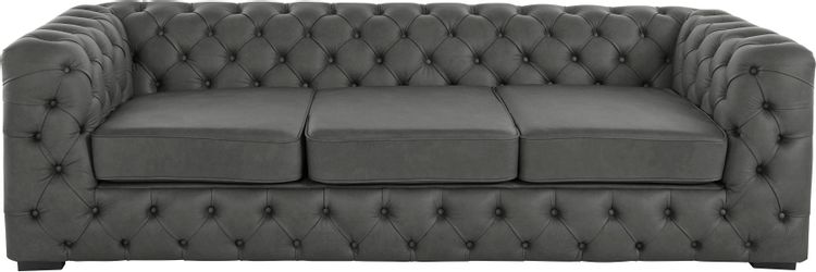 Home affaire Chesterfield-Sofa Kalina, klassische Chesterfield-Knopfheftung günstig online kaufen