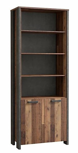 FORTE Aktenregal "Clif", Bücherregal, Breite 86 cm, viel Stauraum mit 2 Tür günstig online kaufen